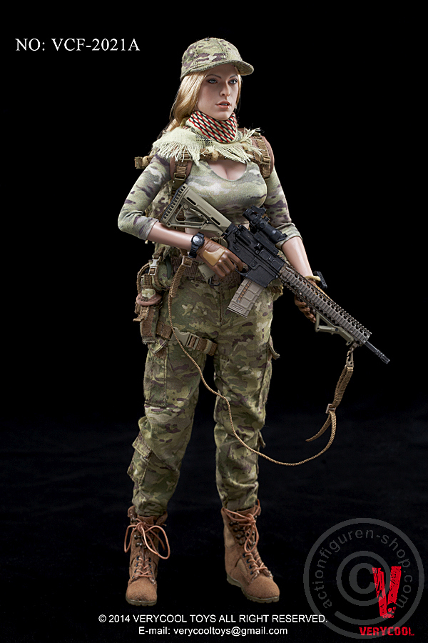 Female Shooter - CP Camouflage