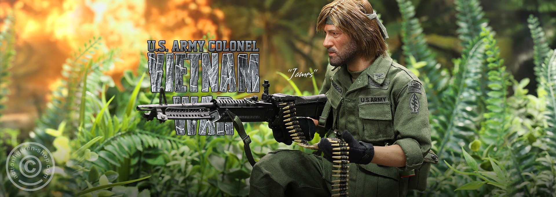 James Braddock - Vietnam War U.S. Army Colonel - in 1/6 scale James Braddock - Vietnam War U.S. Army Colonel - in 1/6 scale