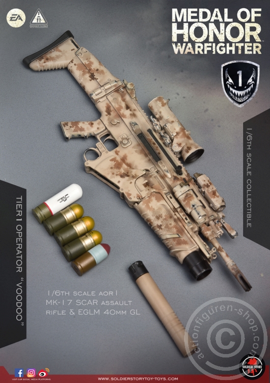 SST106-51 Medal Of Honor Navy SEAL Tier One - Operator "Voodoo"
