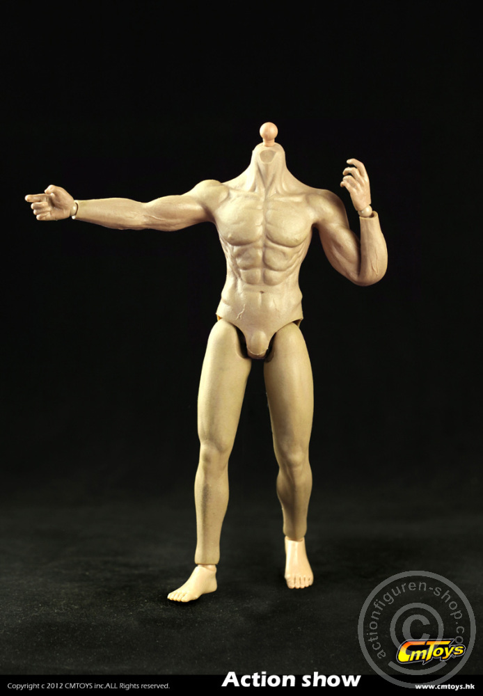 CMTHJ005-09 Muskel Body w/ Head - Caucasian