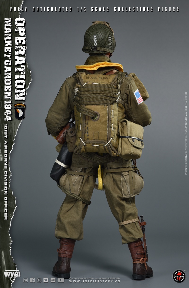 U.S. Army 101st Airborne Division Officer - WWII Operation Market Garden - in 1:6 scale