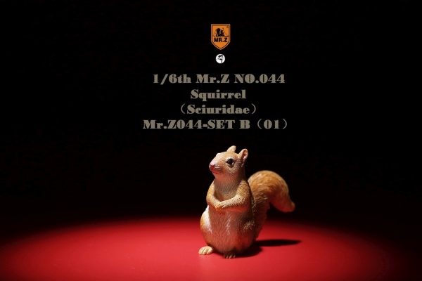 MRZ044B-04 3 Squirrel (Set B)