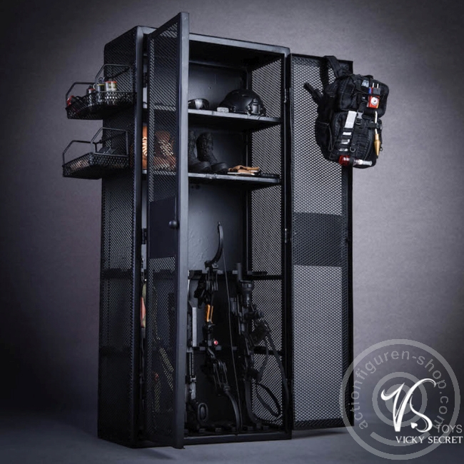 VST19xG34A-10 Cabinet / Locker / Spind - black Metall