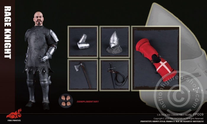 Fearless Knight & Rage Knight- Diecast Alloy Fearless Knight & Rage Knight- Diecast Alloy