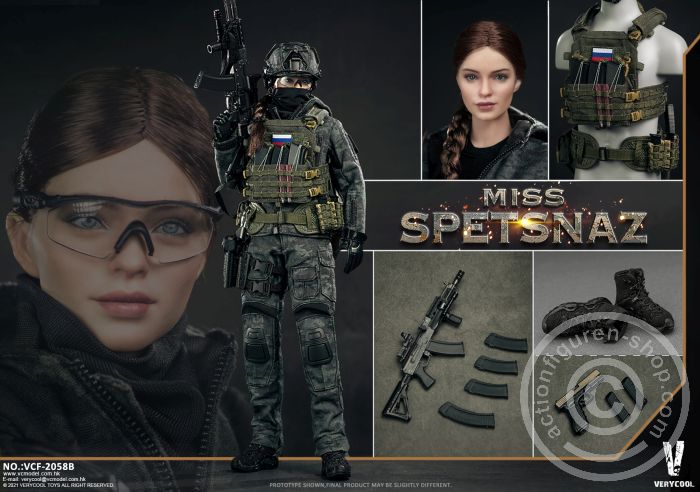 Miss Spetsnaz 2.0 in MCB Camouflage - green Vest