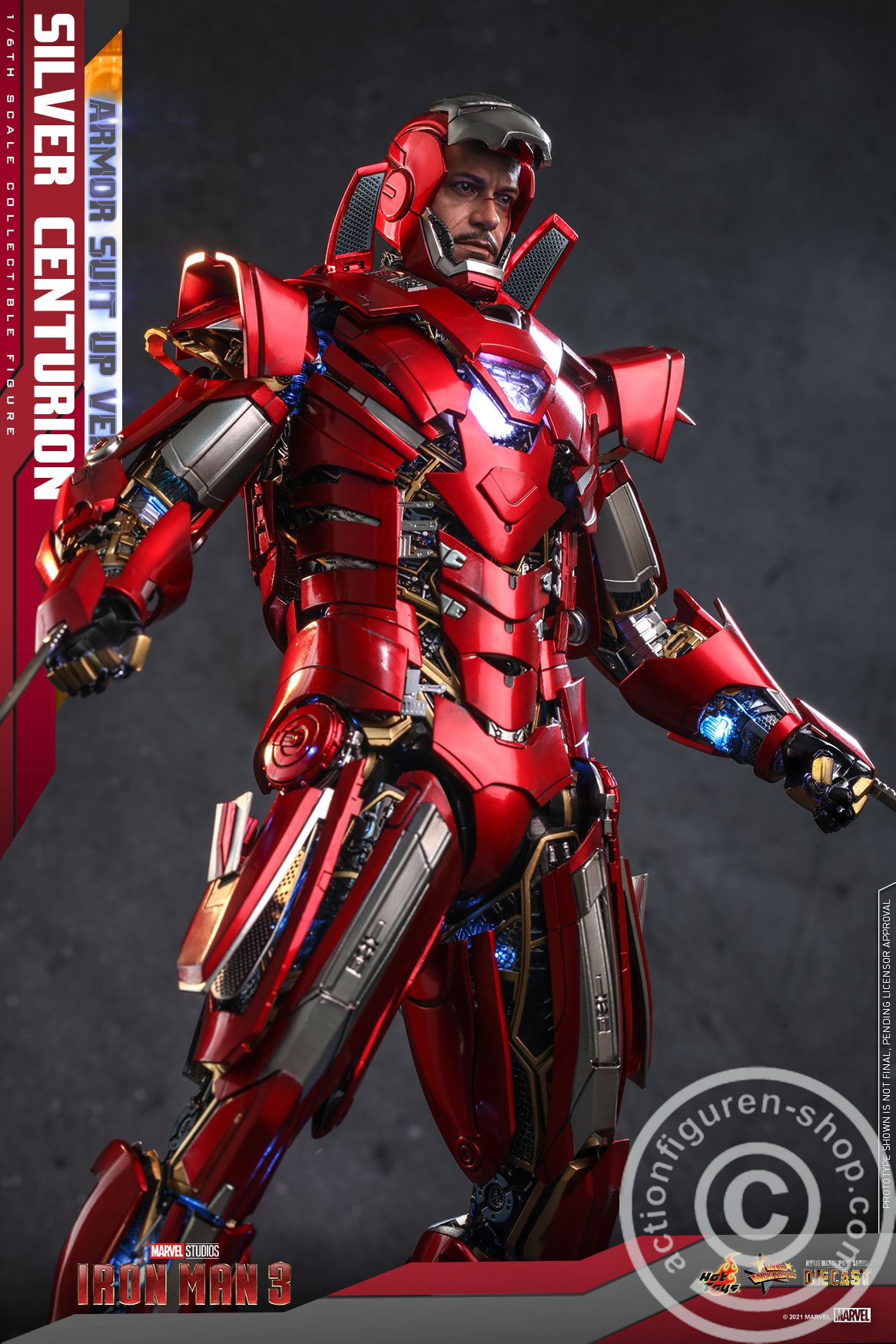 Iron Man III - Silver Centurion (Armor Suit Up version)