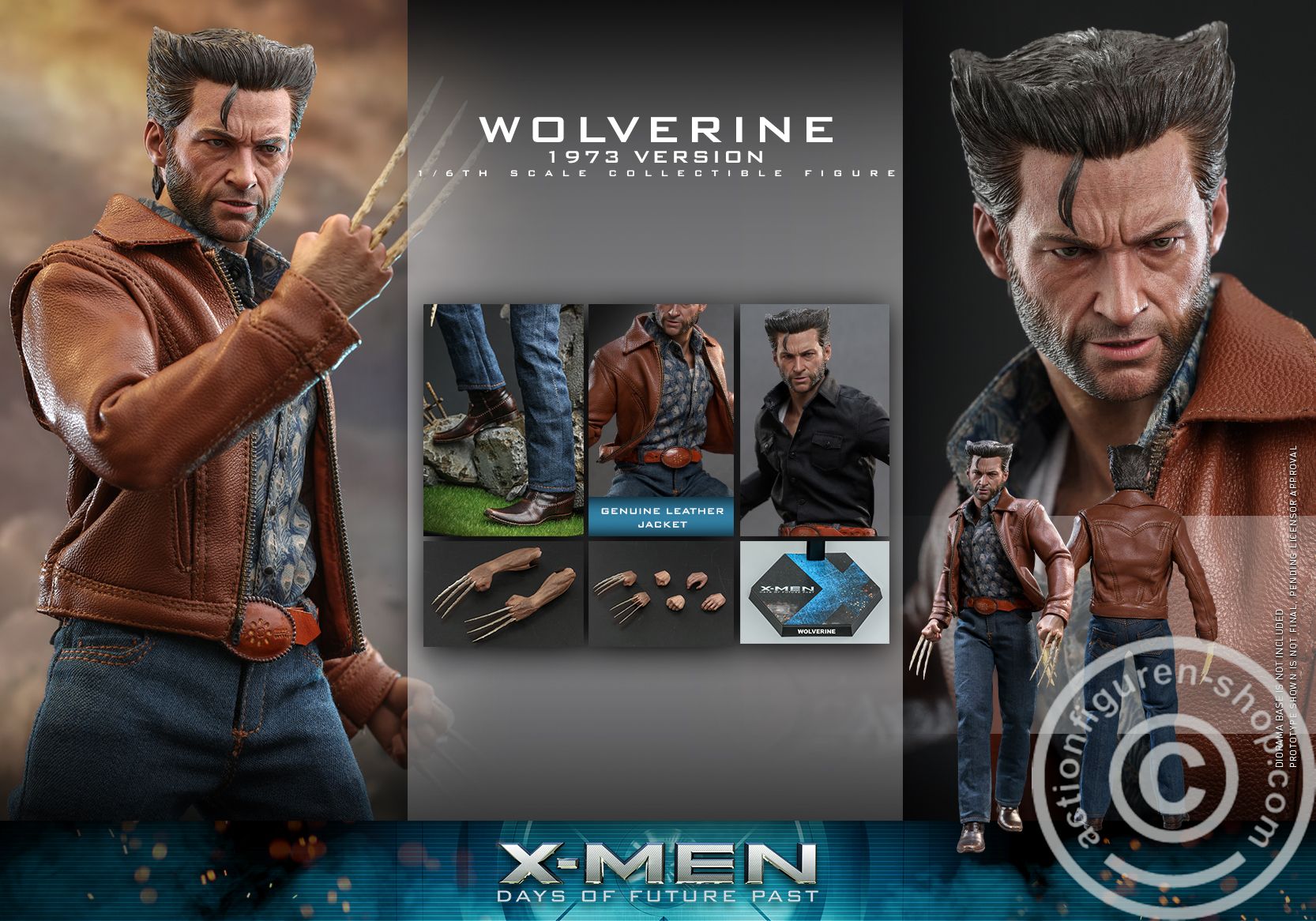 X-Men: Days of Future Past - Wolverine (1973 Version) - damaged Box X-Men: Days of Future Past - Wolverine (1973 Version) - damaged Box