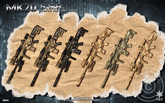 ES06004-1 MK20 Sniper Support Rifle - E