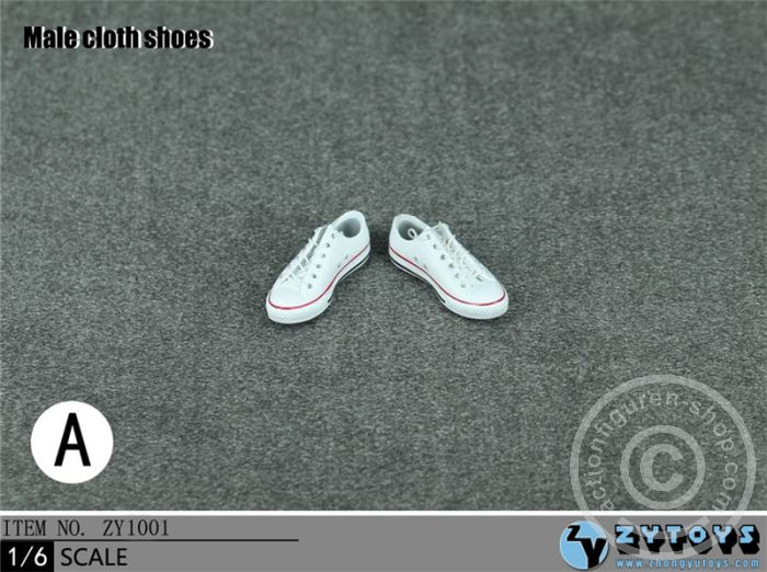 Male Sneakers - white