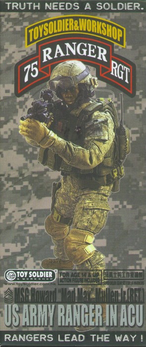 US Army Ranger in ACU, MSG H. Mad Max Mullen