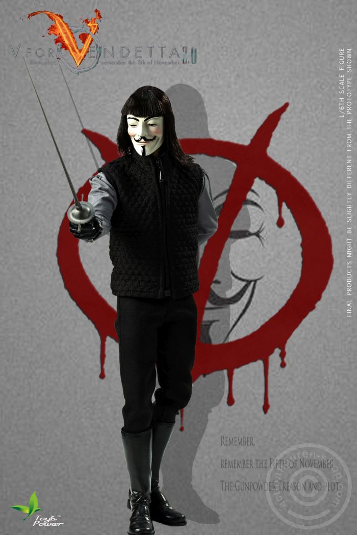 TP-CT013-05 V for Vendetta 2.0 - Guy Fawkes
