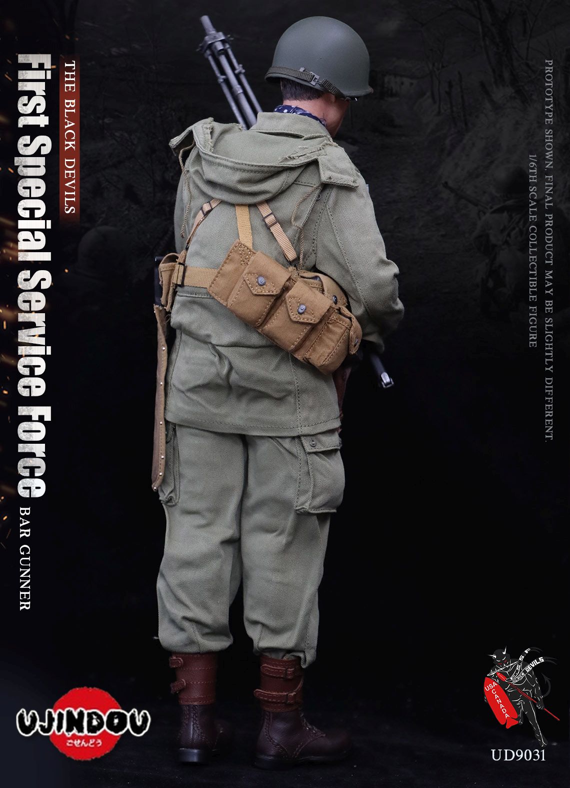 First Special Service Force - BAR Gunner - The Black Devils