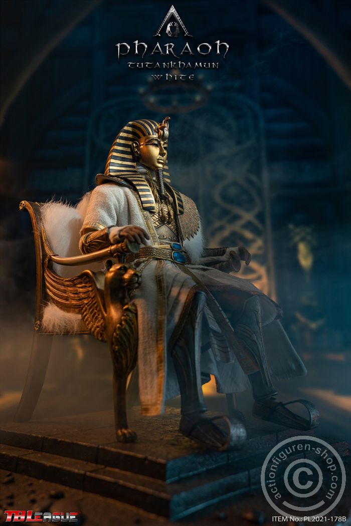 PL2021-178B-06 Pharaoh Tutankhamun - White