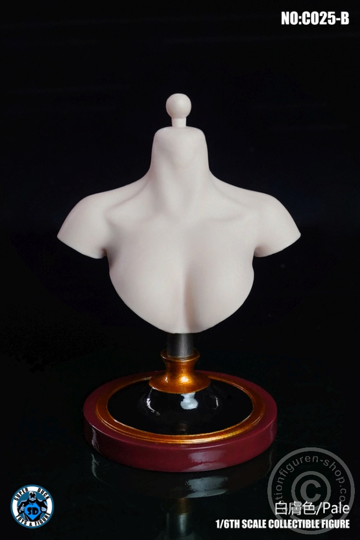 Female Bust Stand - Pale