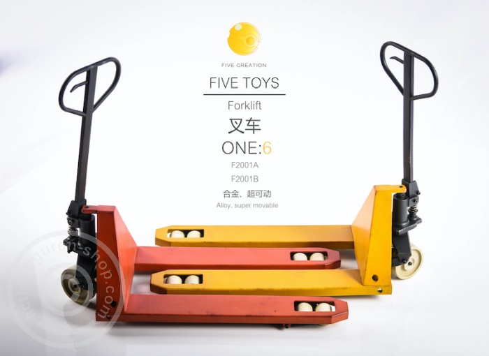 FTF2001AB-03 Pallet Truck / Forklift - orange / weathered