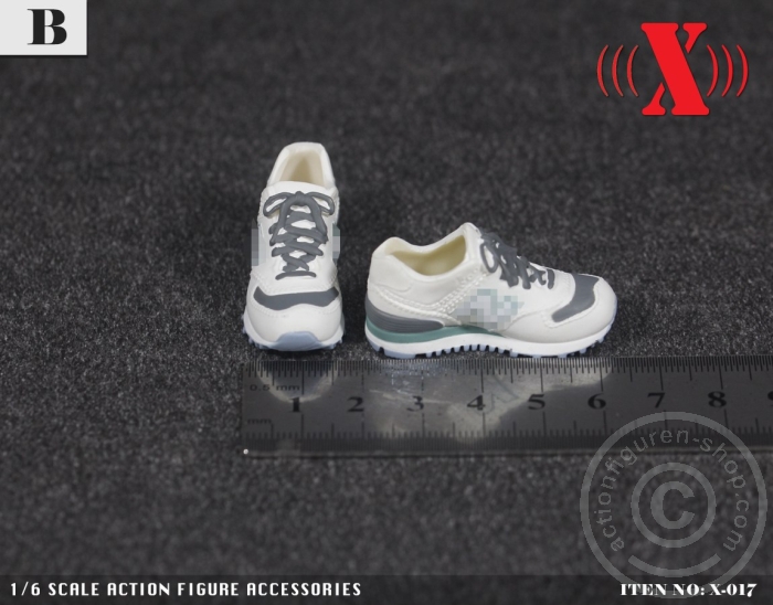 zyx017b-0316FAzYiCceHiT Female Sneaker - white/grey