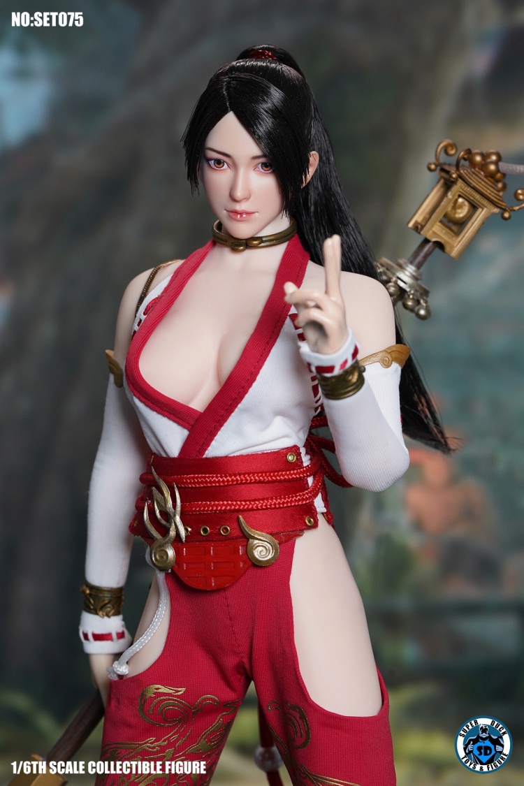 Kung Fu Goddess Character Set - red Kung Fu Goddess Character Set - red