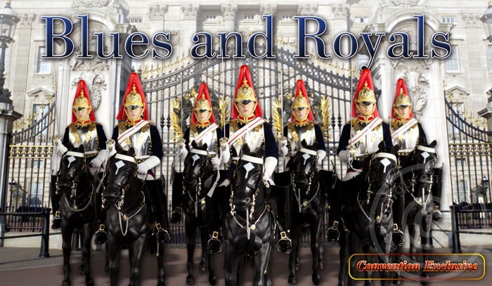 Blues and Royals mit Pferd - Show Exclusive