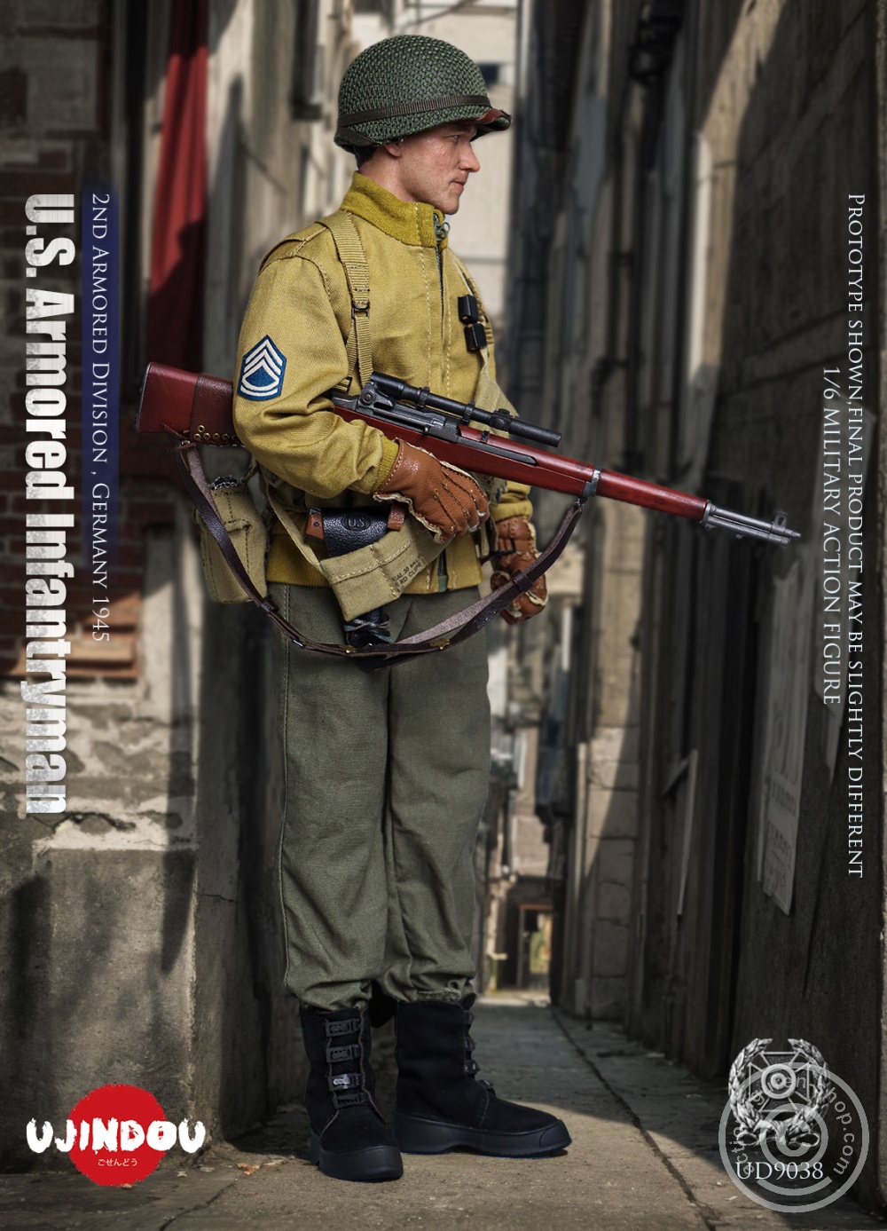 WWII - U.S. Army - Armored Infantryman - Germany 1945 - in 1/6 scale