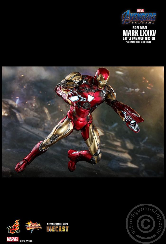 Avengers: Endgame - Iron Man Mark LXXXV (Battle Damaged Version) - MMS543D33 Avengers: Endgame - Iron Man Mark LXXXV (Battle Damaged Version) - MMS543D33