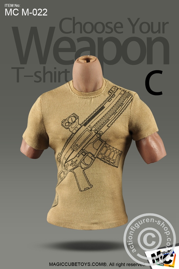 T-Shirt - khaki - Style C