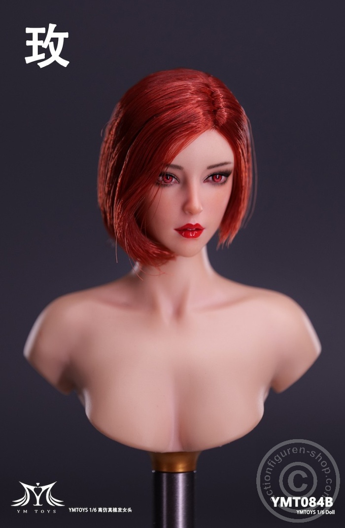 Female Head - Rose - short red Hair