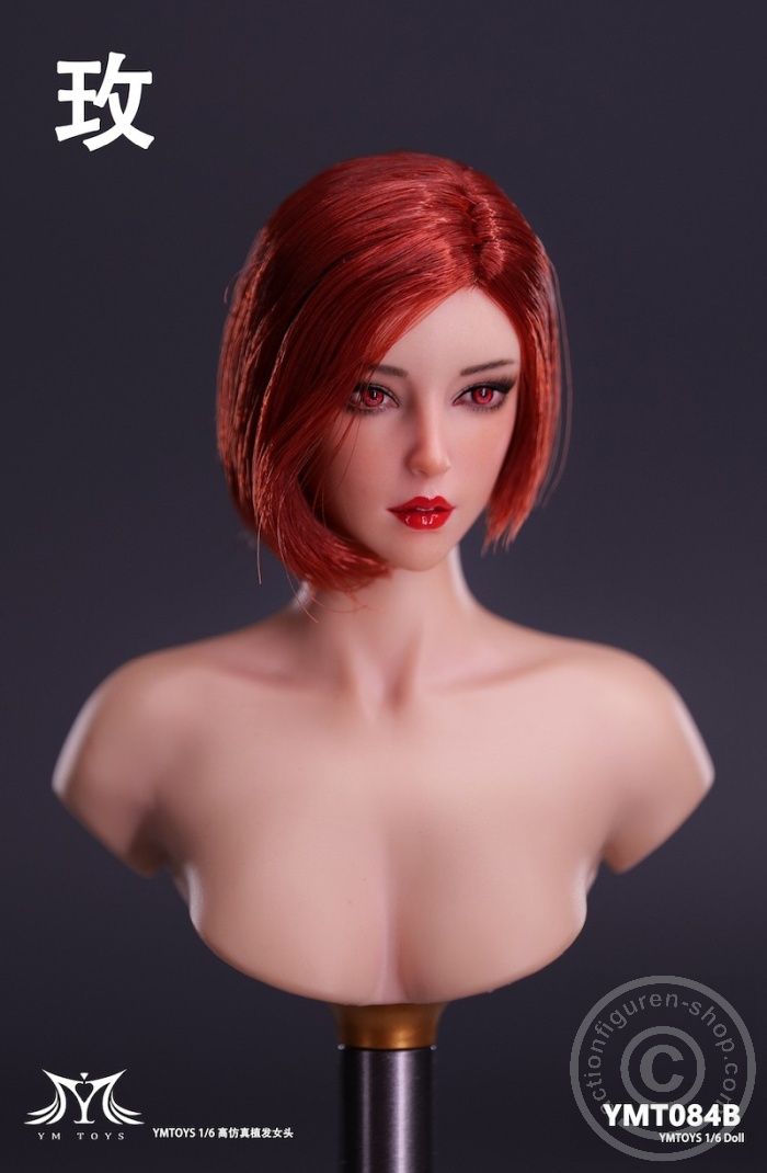 Female Head - Rose - short red Hair Female Head - Rose - short red Hair