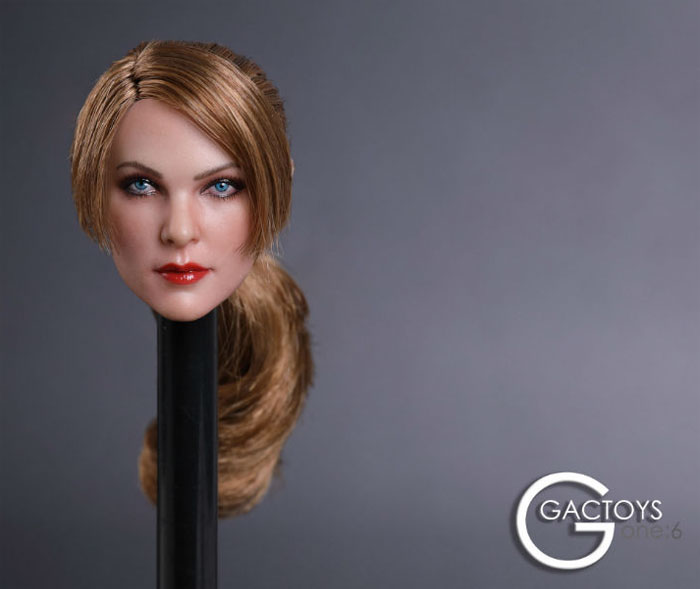 Female Head - Ponytail, brown Hair