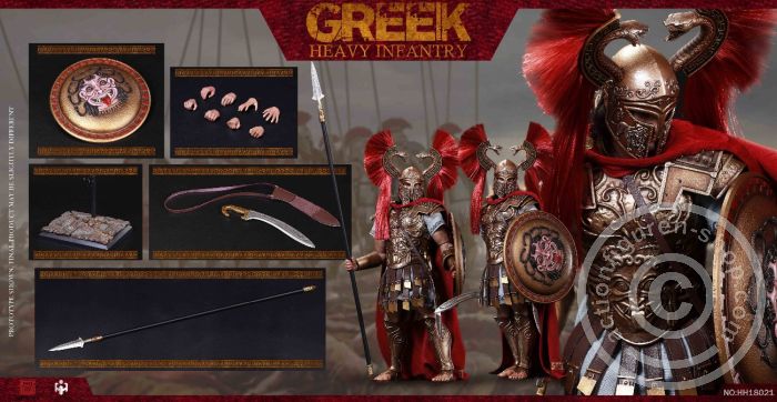 HHM18021-12 Greek Heavy Infantry - Imperial Army