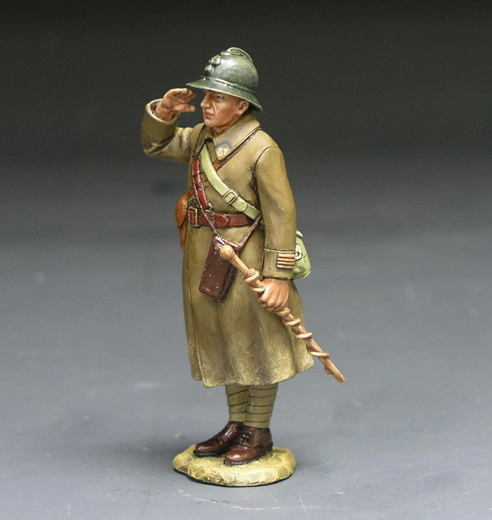 French Officer Saluting