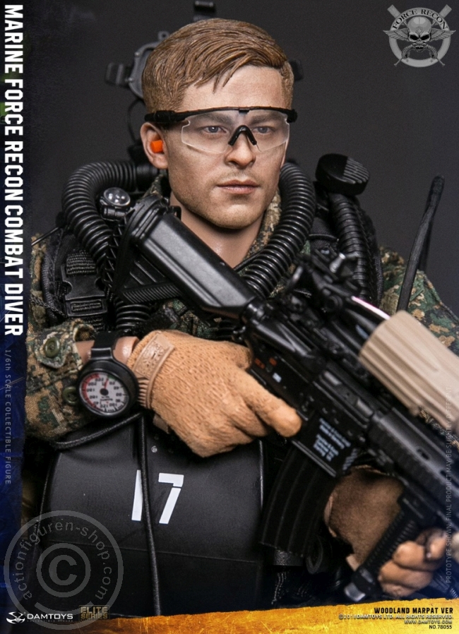 Marine Force Recon Combat Diver - Woodland