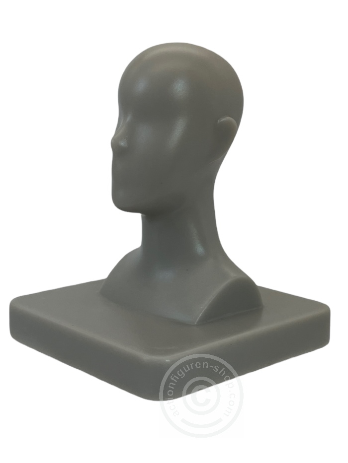 Mannequin Head Stand - grey