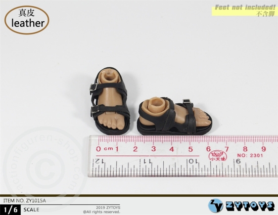 ZY1015A-03 Sandalen - schwarz