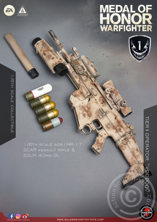 SST106-50 Medal Of Honor Navy SEAL Tier One - Operator "Voodoo"
