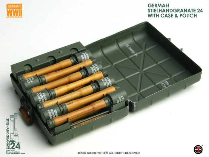 SSt-M24-02 Stielhandgranate 24 mit Packkasten