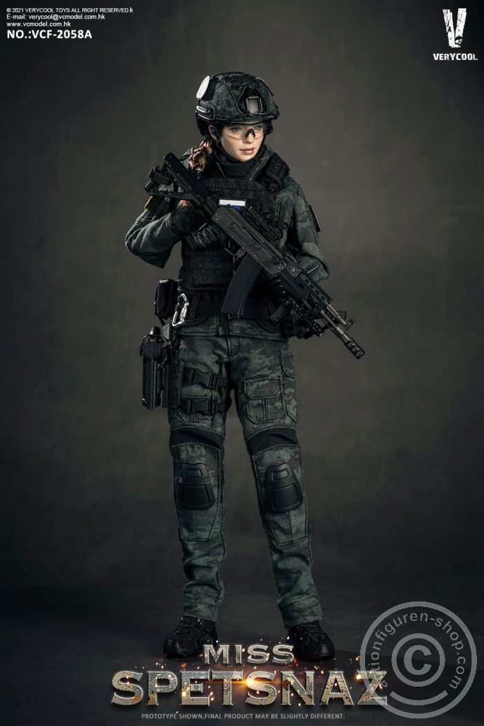 Miss Spetsnaz 2.0 in MCB Camouflage - black Vest