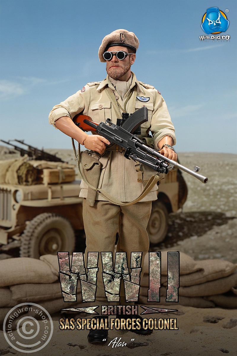 Alan - WWII British SAS Special Forces Colonel - in 1/6 scale