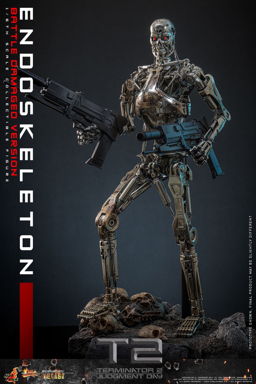 Hot Toys – MMS840D77 - Terminator 2: Judgment Day - 1/6th scale Endoskeleton (Battle Damaged Version) Collectible Figure Hot Toys – MMS840D77 - Terminator 2: Judgment Day - 1/6th scale Endoskeleton (Battle Damaged Version) Collectible Figure