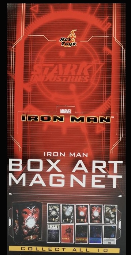 Hot Toys Mini Magnet Box Art Set: IRON MAN