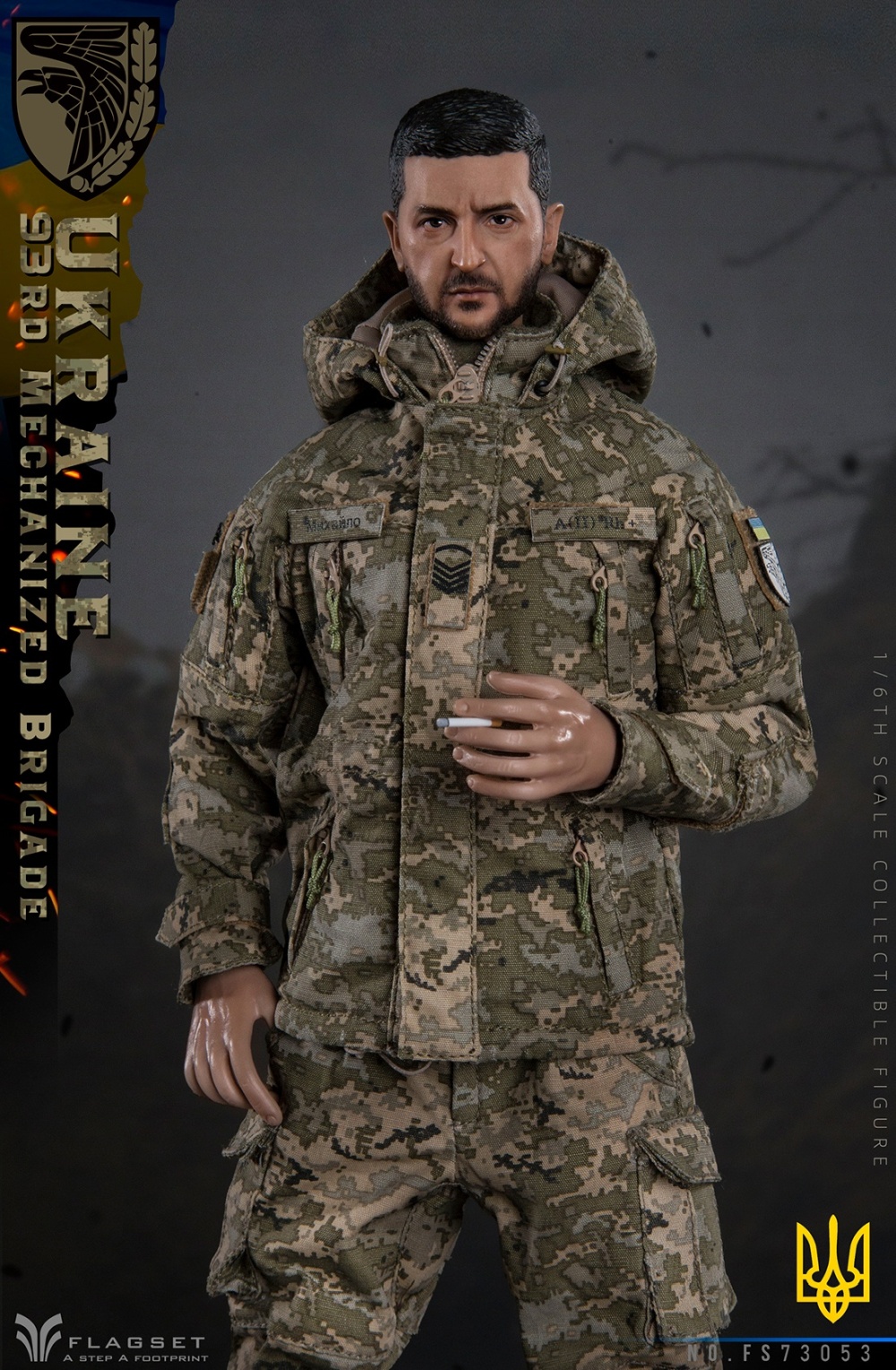 Ukraine Army - 93rd Mechanized Brigade - Anti-Tank Gunner - in 1/6 scale Ukraine Army - 93rd Mechanized Brigade - Anti-Tank Gunner - in 1/6 scale