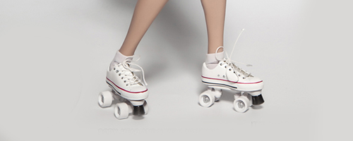 cat011ax-01wrXJ8g5zwcLnV Roller Skates - weiß