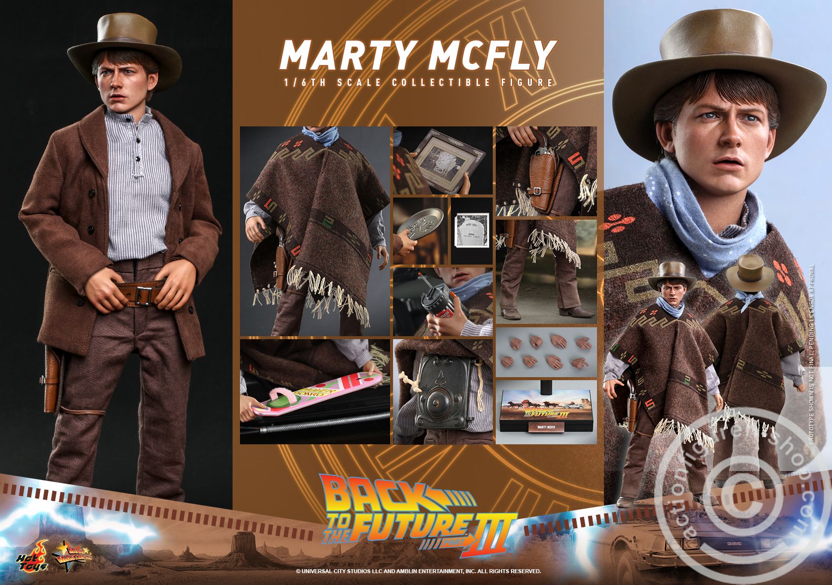 Back To The Future Part III - Marty McFly - MMS616 Back To The Future Part III - Marty McFly - MMS616