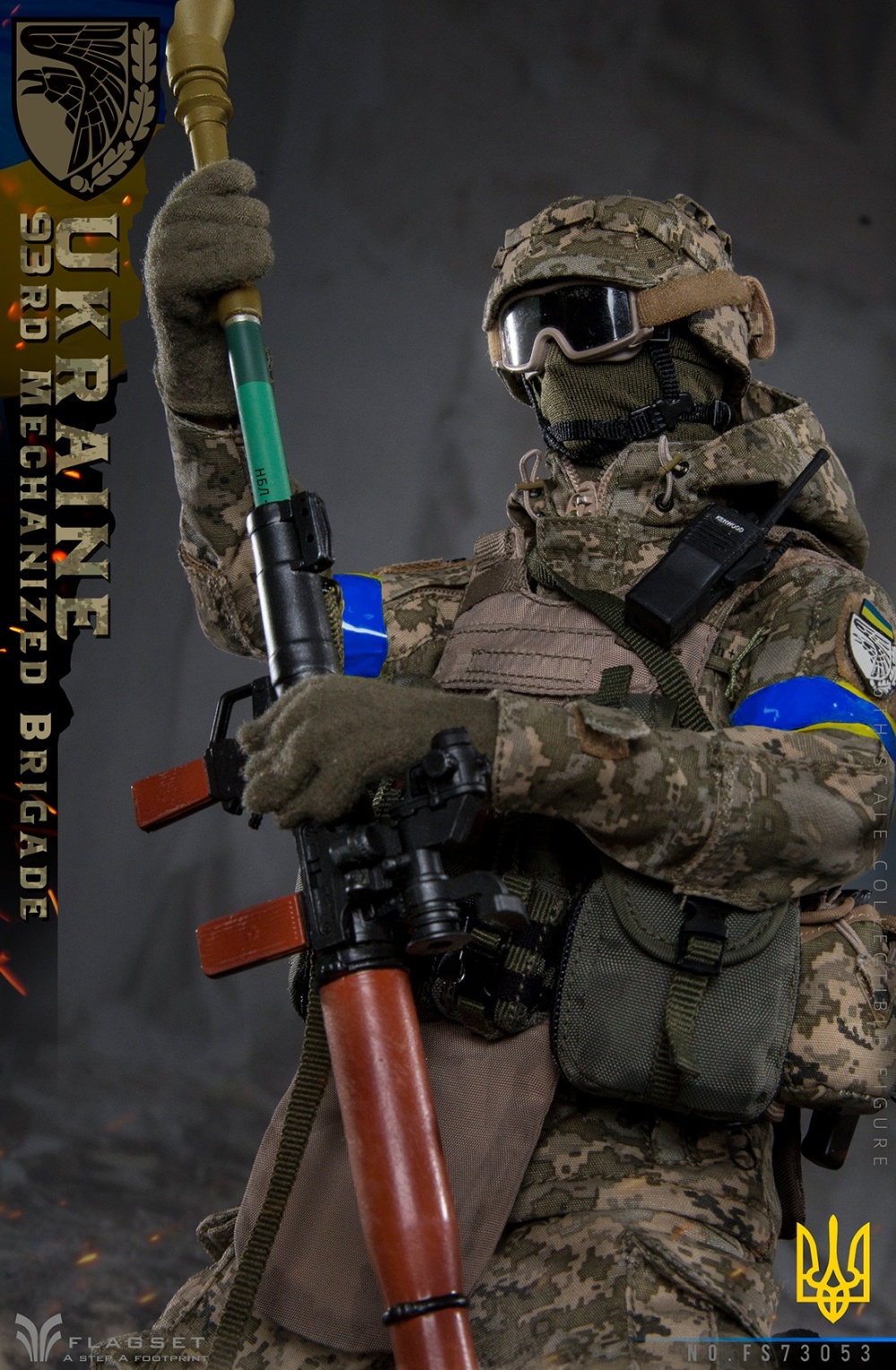 Ukraine Army - 93rd Mechanized Brigade - Anti-Tank Gunner - in 1/6 scale Ukraine Army - 93rd Mechanized Brigade - Anti-Tank Gunner - in 1/6 scale