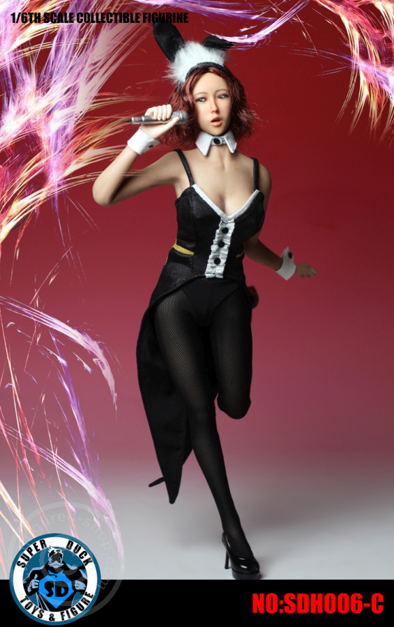 Female Head - red-brown short Hair