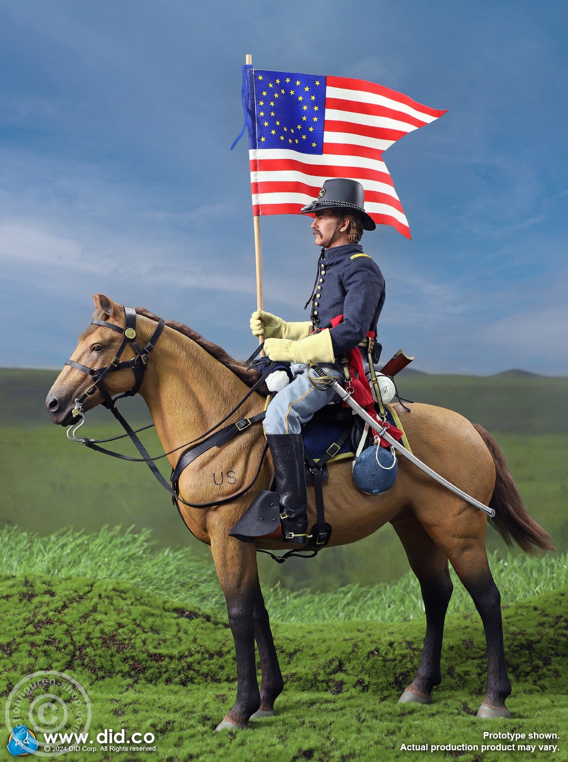 Civil War Brown War Horse (Standing) Civil War Brown War Horse (Standing)