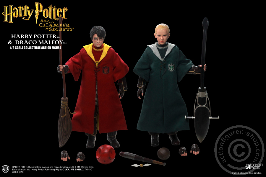 SA017-08 Harry Potter & Draco Malfoy (Quidditch Twin Pack)