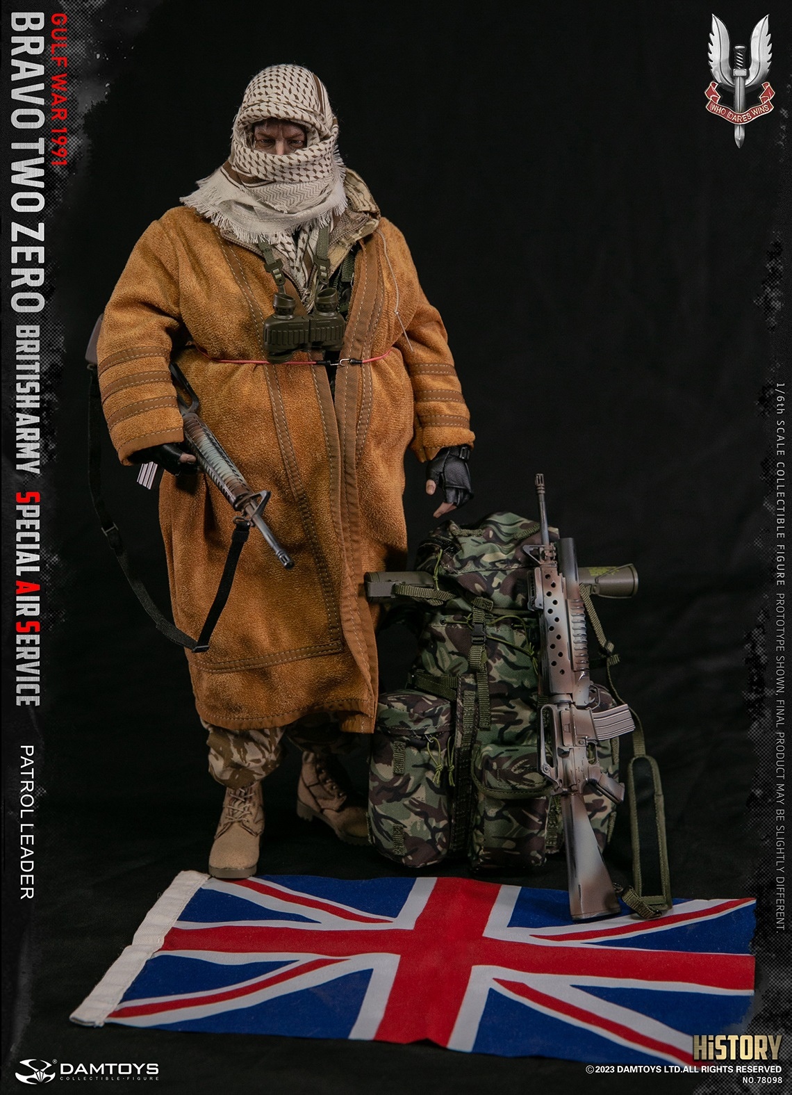 Bravo Two Zero - British Army Special Air Service (SAS) Patrol Leader - Gulf War 1991 - in 1/6 scale Bravo Two Zero - British Army Special Air Service (SAS) Patrol Leader - Gulf War 1991 - in 1/6 scale