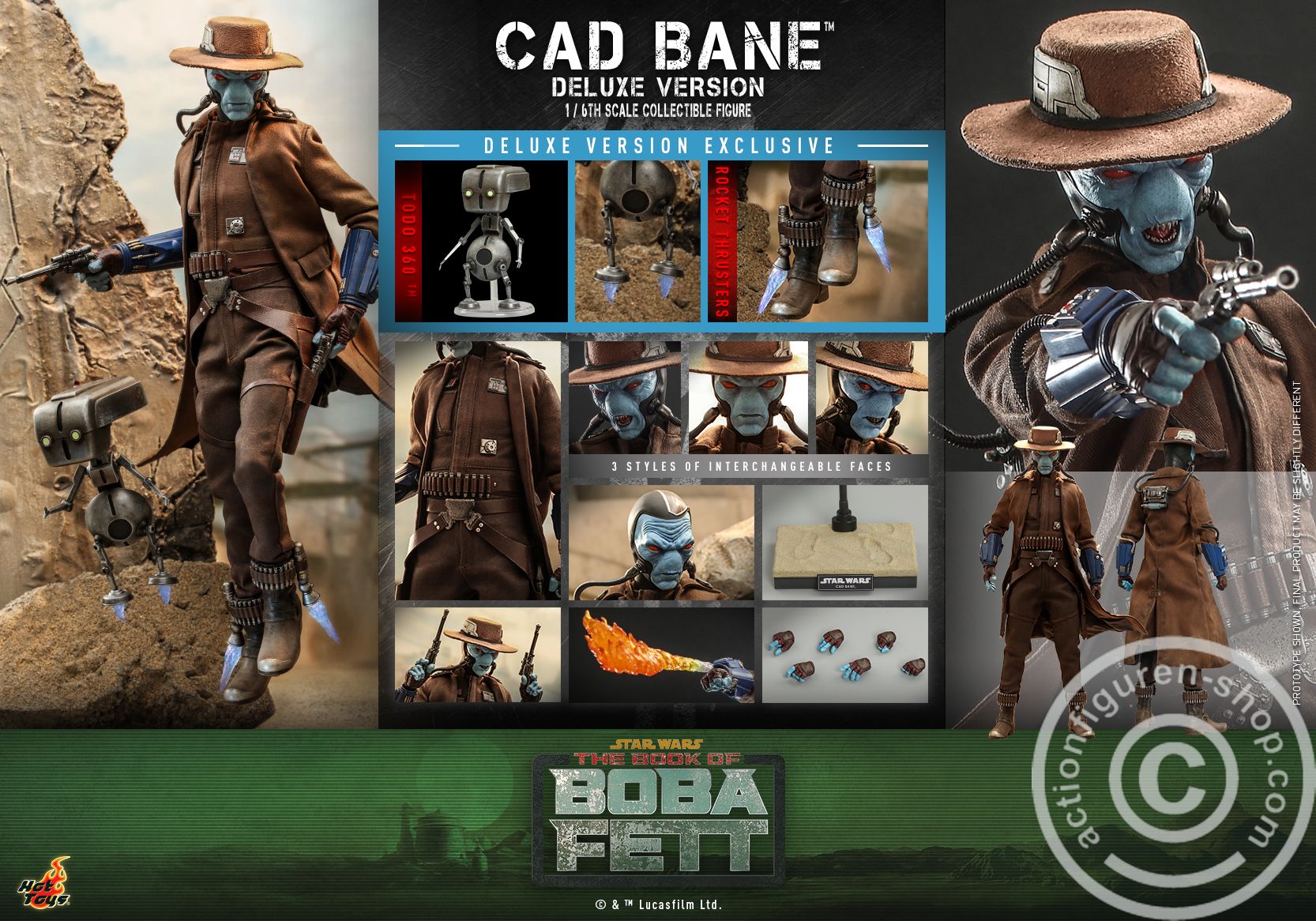 Star Wars: The Book of Boba Fett - Cad Bane (Deluxe Version)