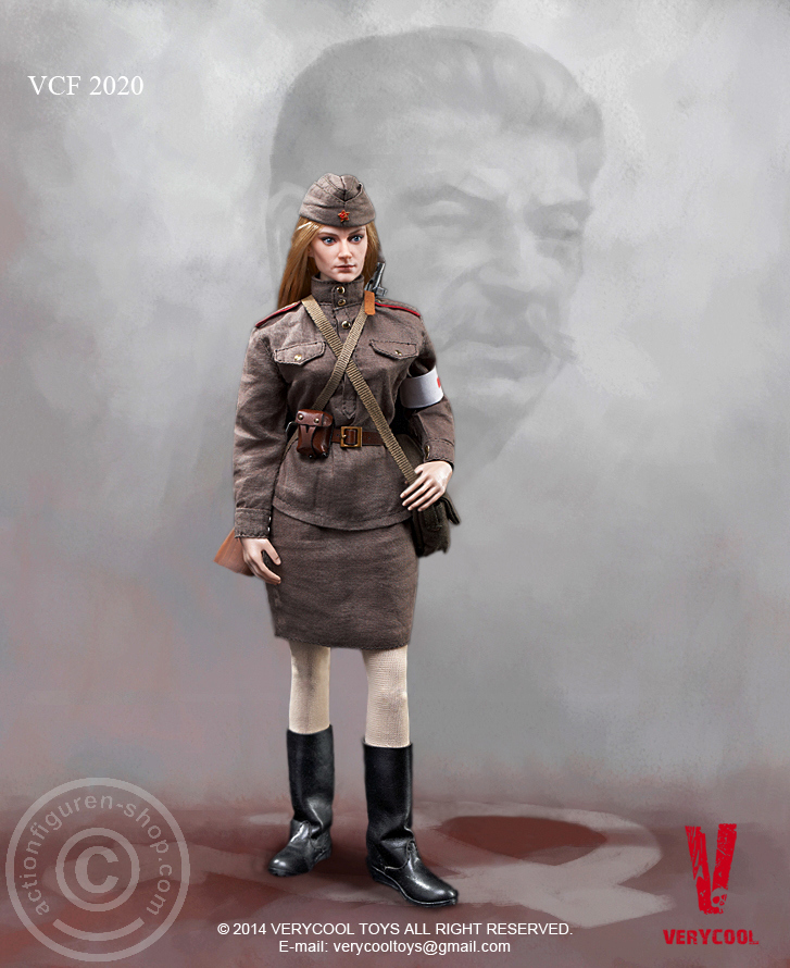 Soviet Red Army Female Soldier