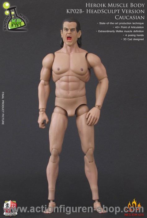 Heroik Muscle Body - CAUCASIAN Version